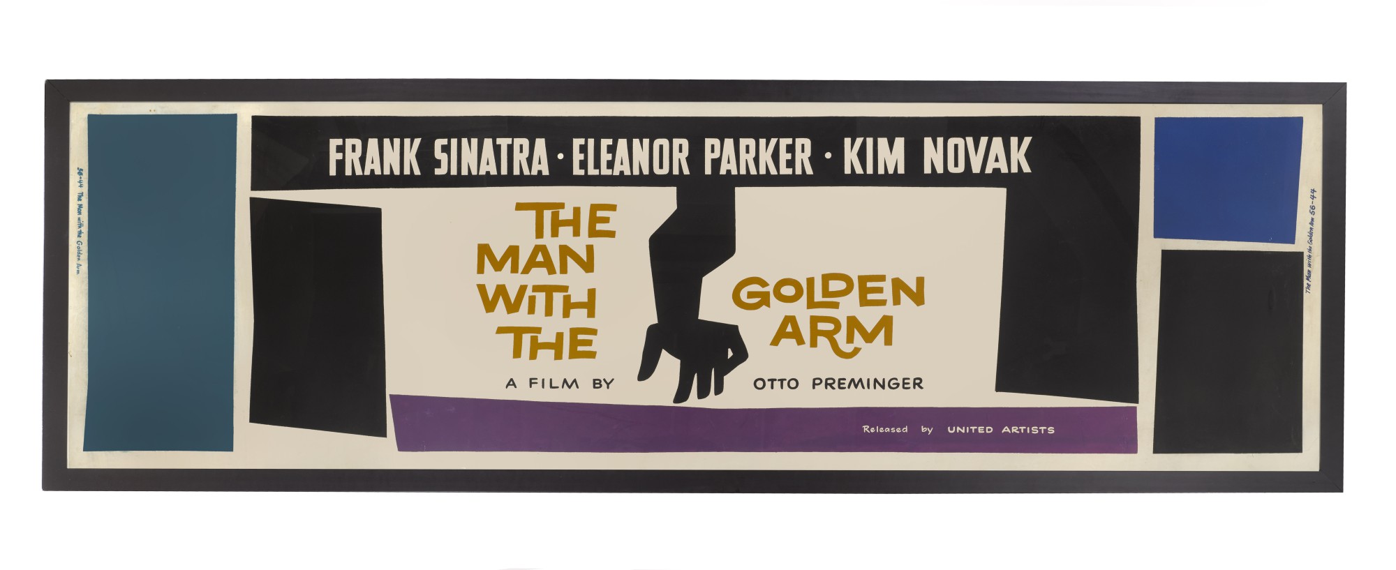 The Man with the Golden Arm (1955), US, Banner Original Film Posters 2020 Sotheby's